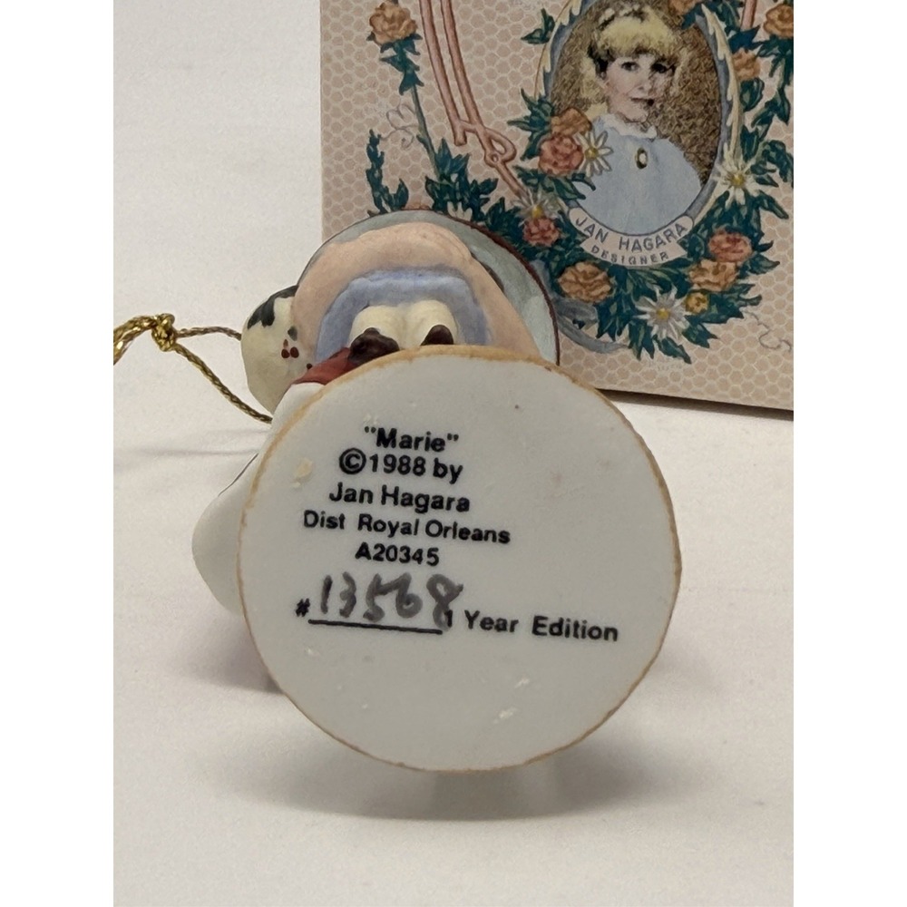 Jan Hagara Vintage‎ 
 Christmas Ornament Figurine Lot of 6 w/ Boxes - Picture 9 of 11